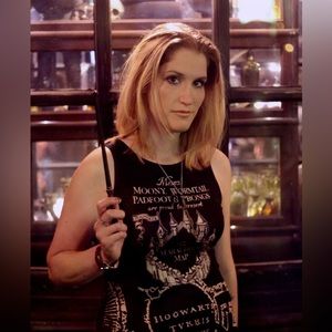 Hot Topic Harry Potter Marauder’s Map Body Con Dress